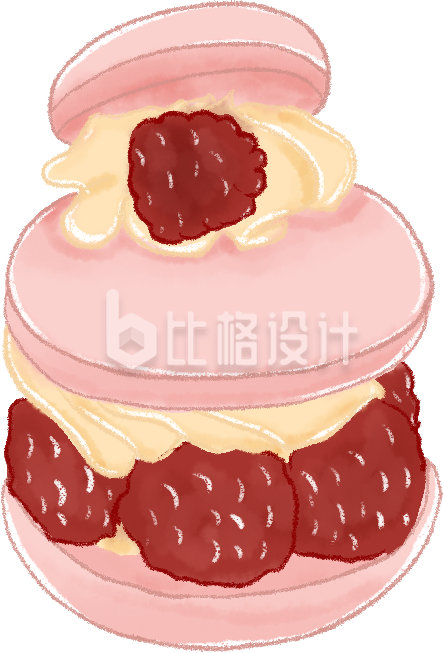 美食甜品促销手绘