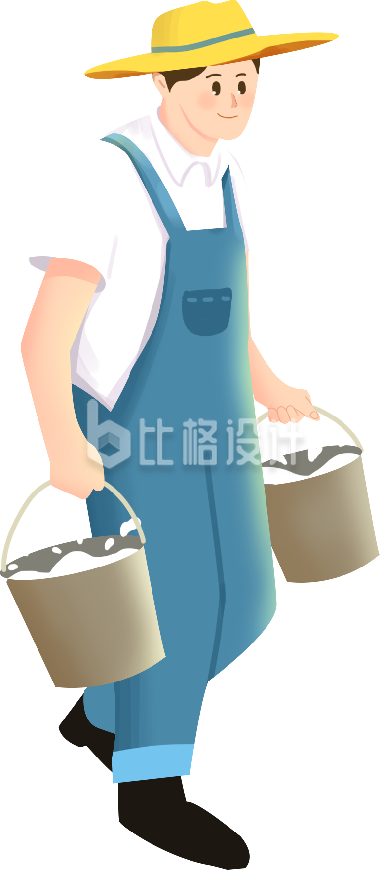 劳动乡村振兴手绘