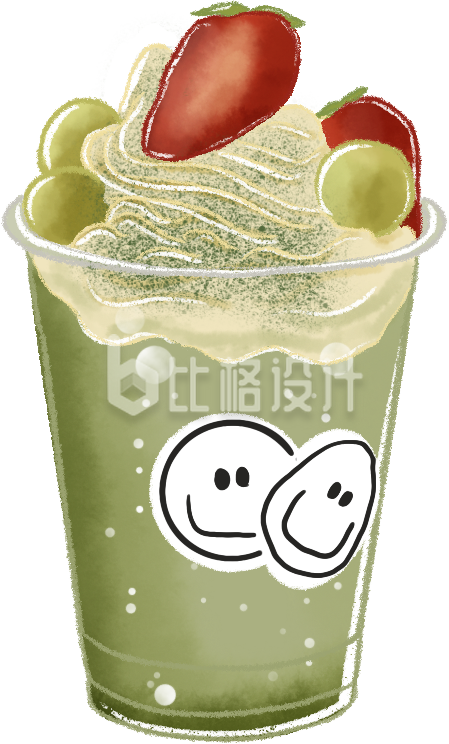 夏天冰淇淋奶茶促销新品开业手绘 夏天冰淇淋奶茶促销新品开业手绘