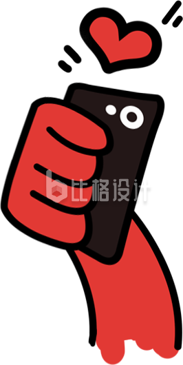 趣味看手机手绘