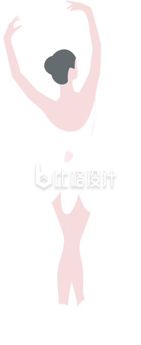跳芭蕾的小女孩
