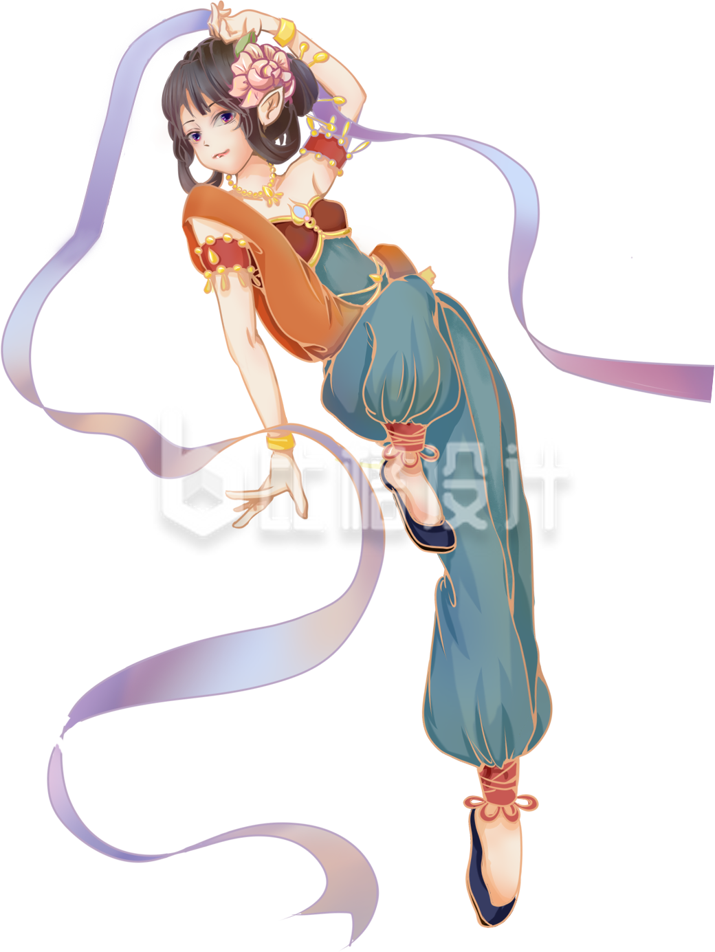手绘古风嫦娥