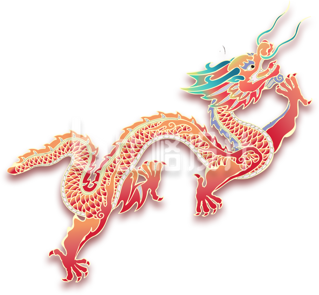 红色祥龙