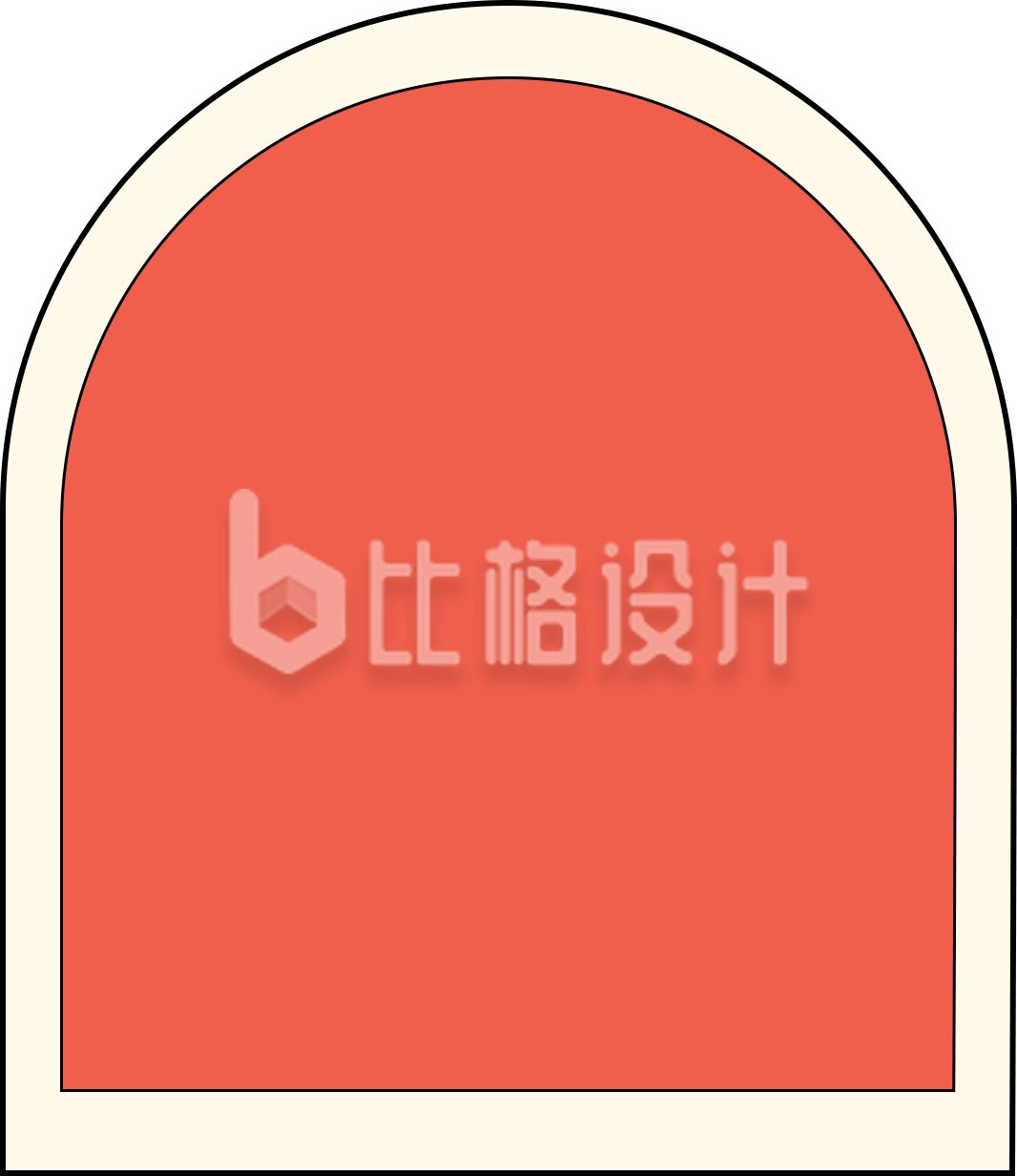 红色装饰元素