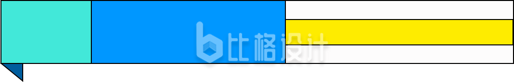 蓝色装饰元素
