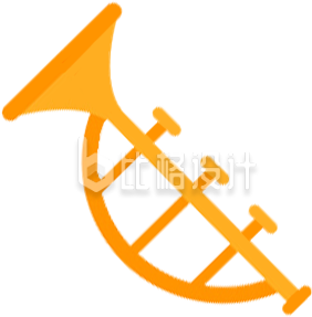 黄色乐器喇叭