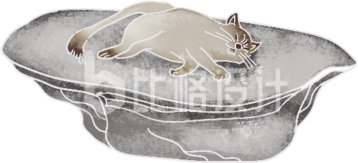 灰色猫咪