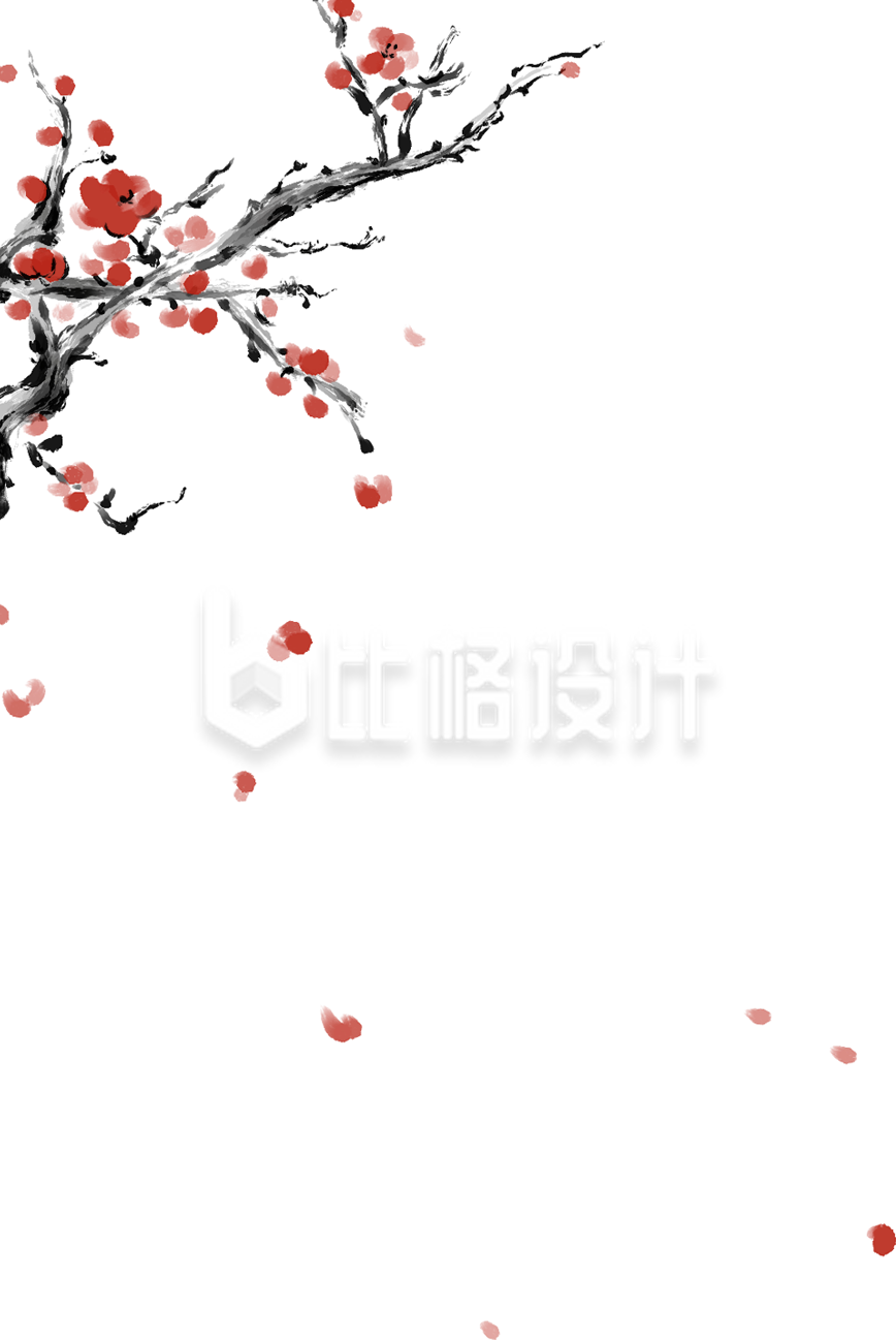 腊梅树枝