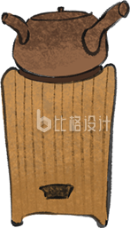 黄色热水壶