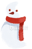 白色雪人