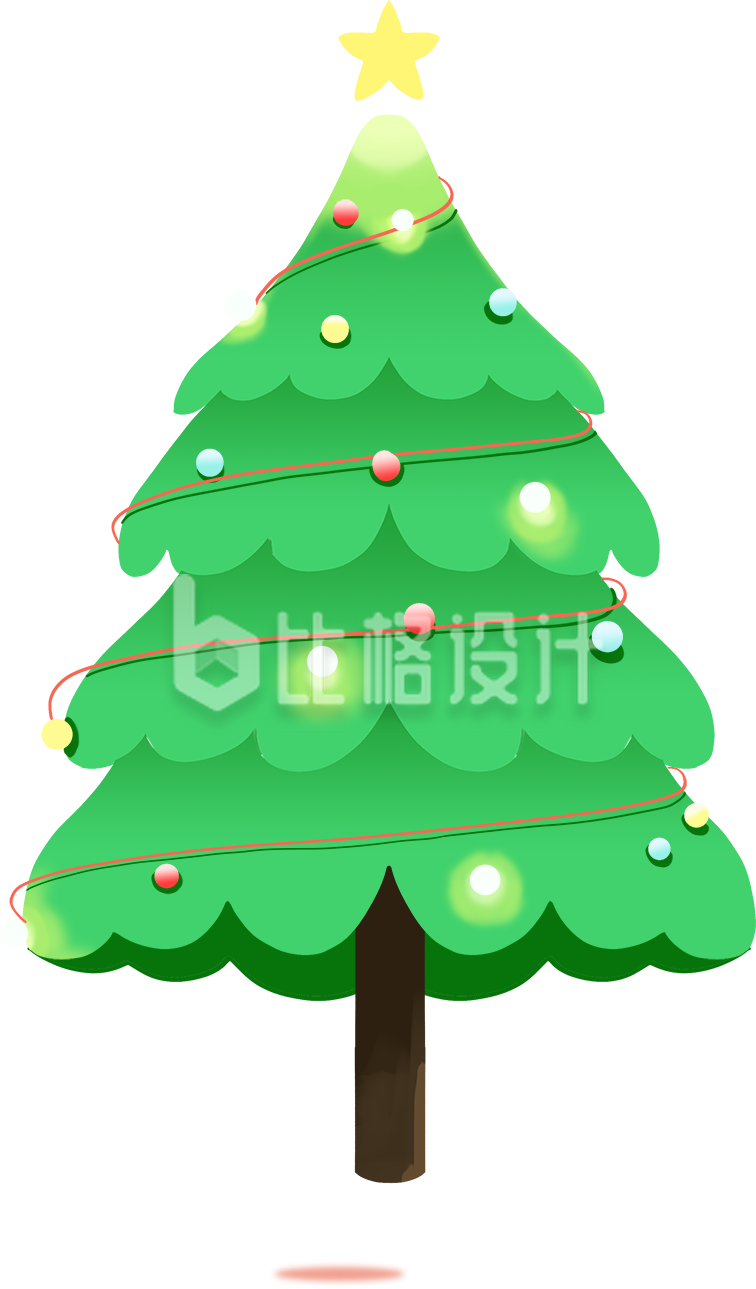 绿色圣诞树