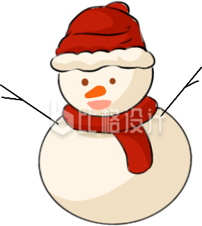 红色雪人