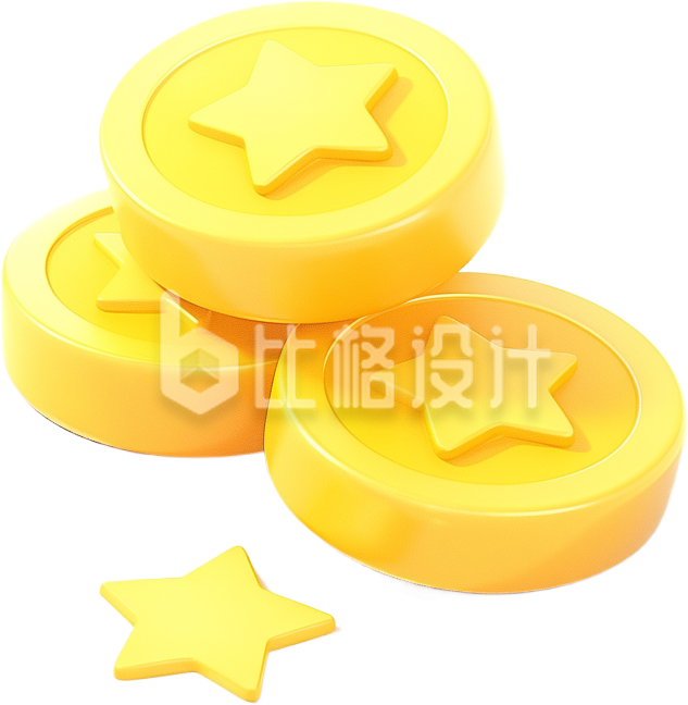 黄色金融理财购物金币