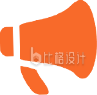 橙色简约手绘喇叭图标通知公告 橙色简约手绘喇叭图标通知公告