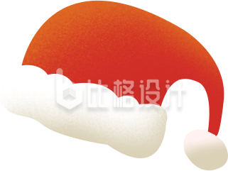 红色可爱圣诞节日帽子圣诞节冬季服装活动