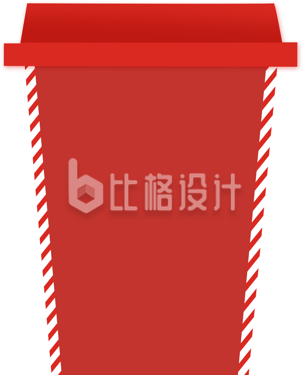 红色喜庆奶茶促销宣传手绘