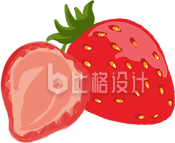 红色草莓冬季超市生鲜水果促销 红色草莓冬季超市生鲜水果促销