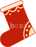 红色喜庆袜子圣诞节服饰促销 红色喜庆袜子圣诞节服饰促销