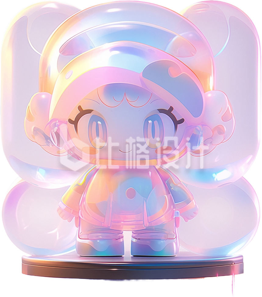 紫色可爱卡通插画盲盒玩具儿童节促销 紫色可爱卡通插画盲盒玩具儿童节促销