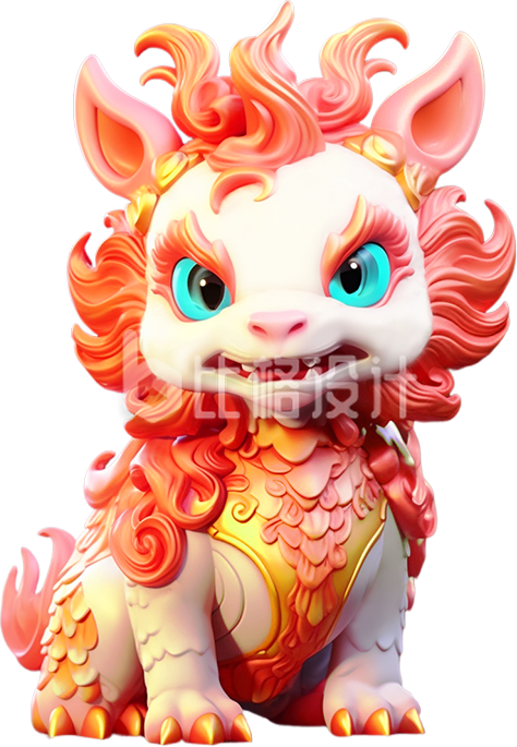 龙年3D立体元素