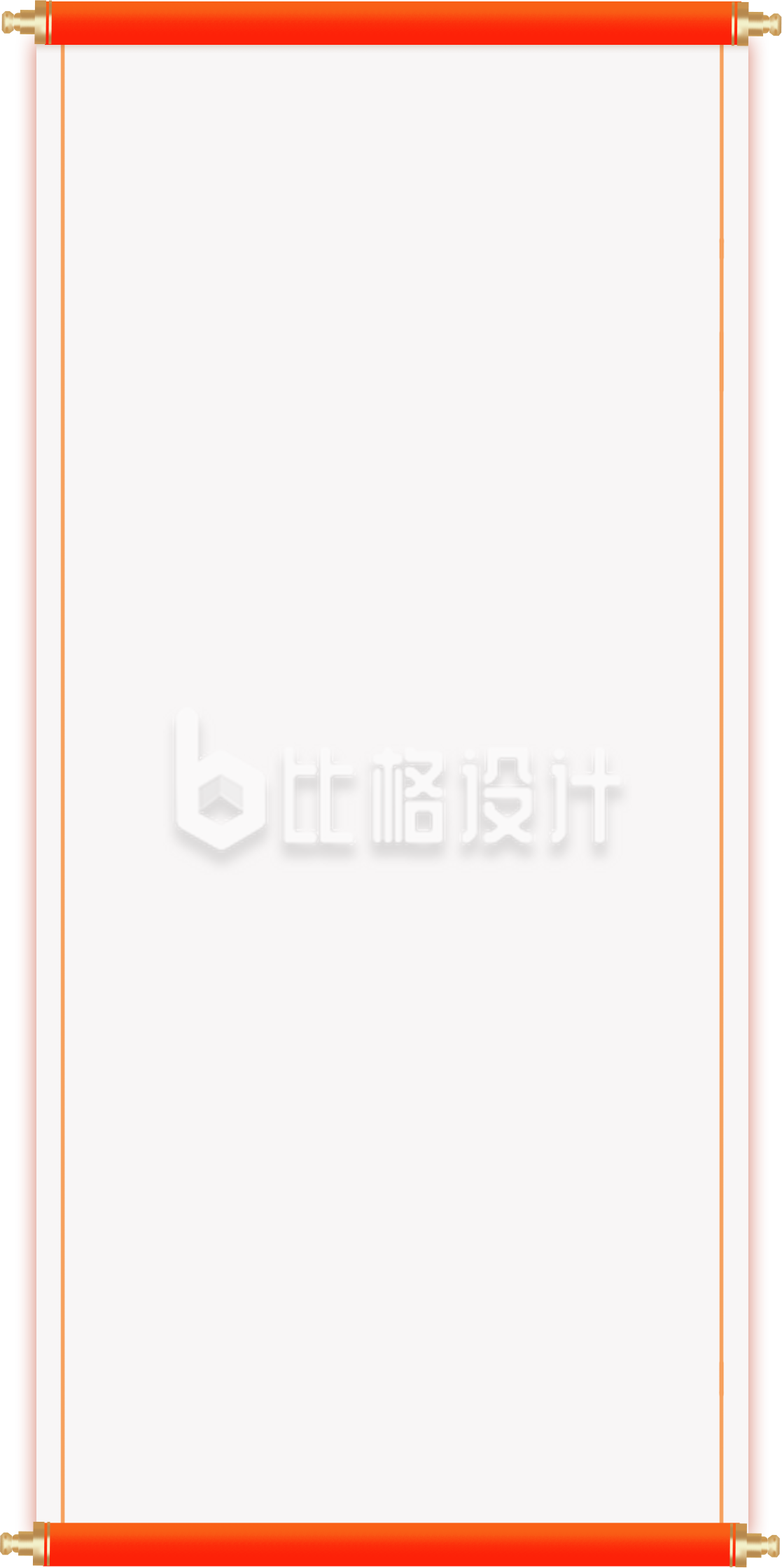 红色卷轴插画榜单排行榜