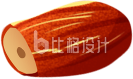 红色养生红枣腊八节腊八粥插画