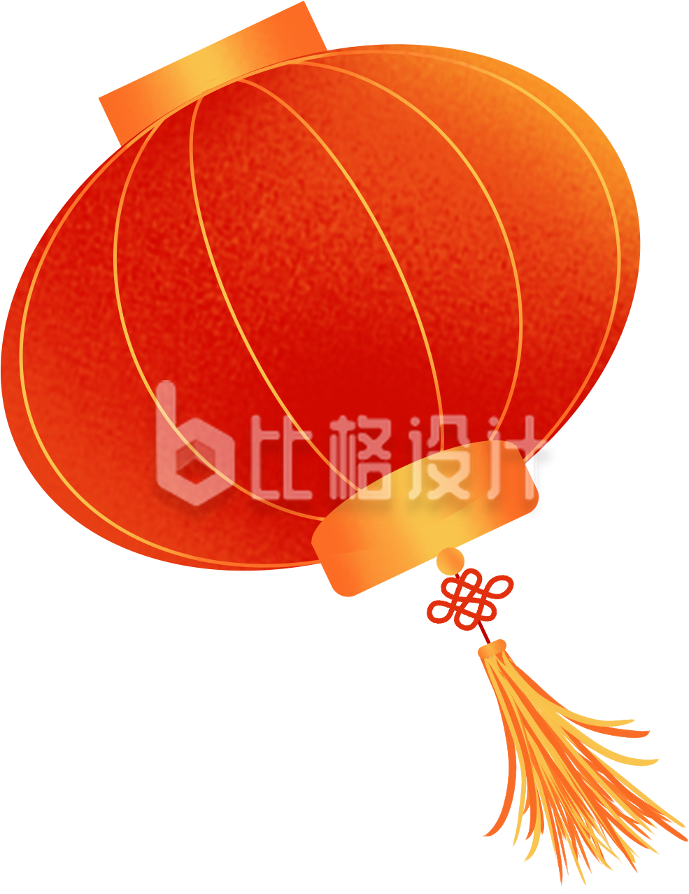 红色灯笼插画喜庆元宵节春节
