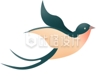 黄色手绘风燕子春天春分立春 黄色手绘风燕子春天春分立春