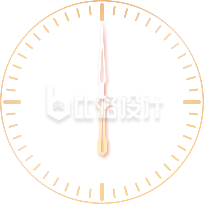 黄色手绘时钟跨年元旦节倒计时 黄色手绘时钟跨年元旦节倒计时