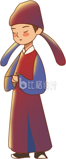 古风传统古人插画