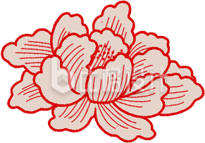 黄色手绘风小花装饰插画