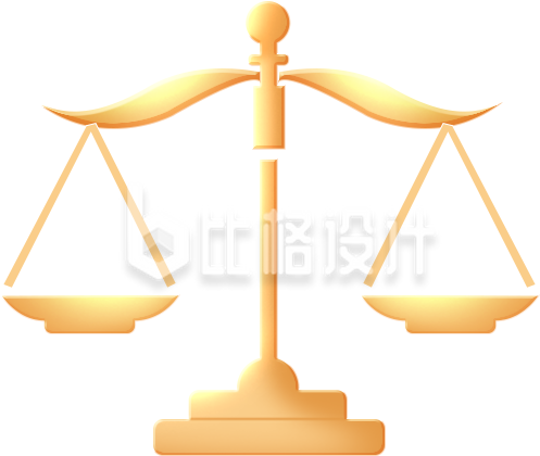 黄色手绘风天平消费者日插画