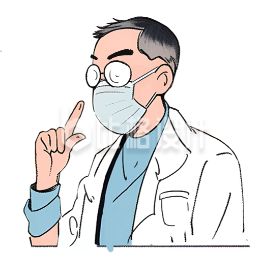 医生健康手绘人物