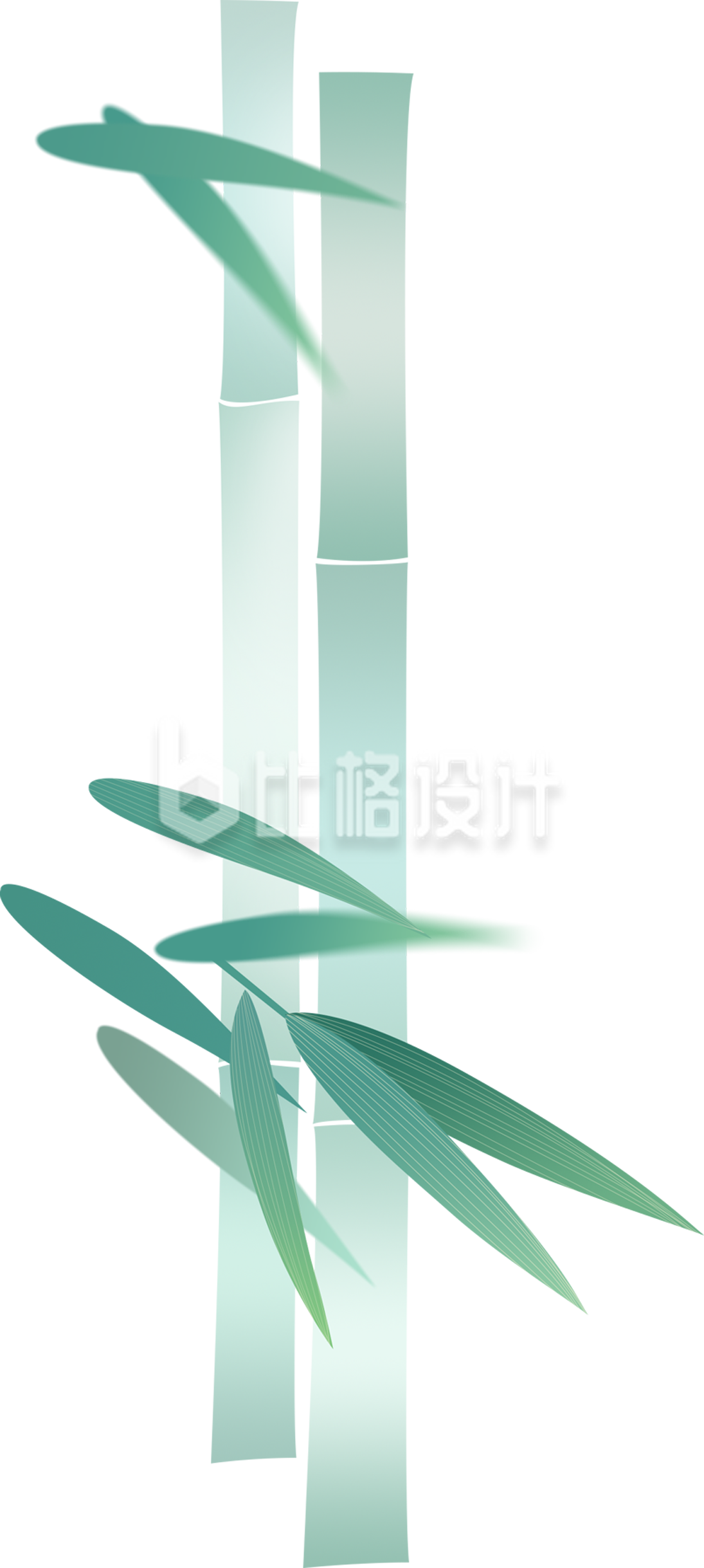 绿色简约插画