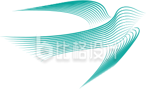 绿色创意简约燕子插画春天