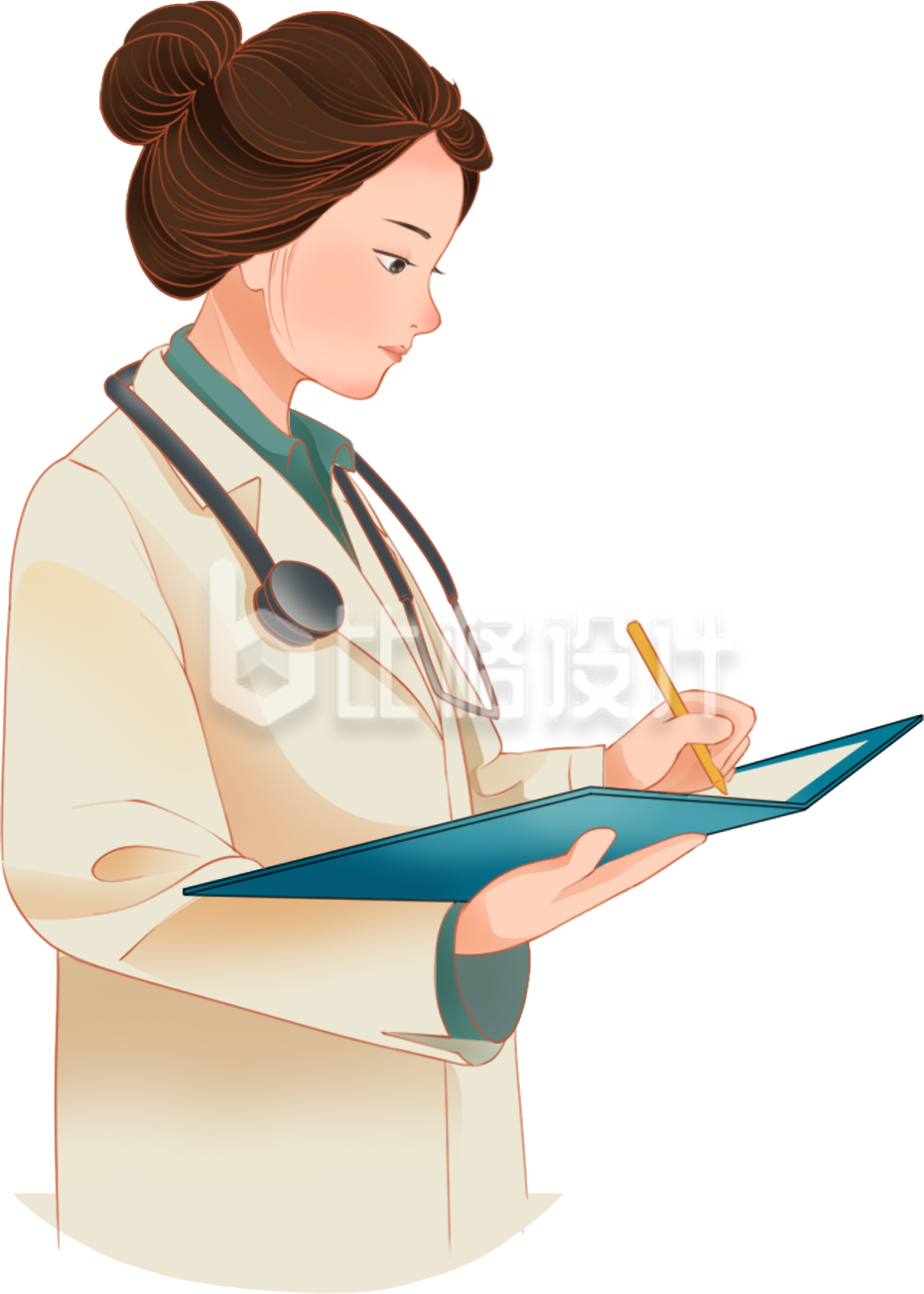 黄色手绘风女生教师节妇女节劳动节插画