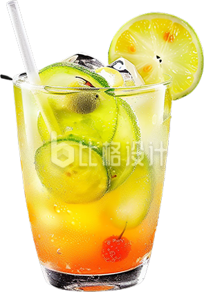 黄色夏季新品促销冷饮