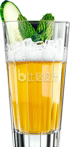 黄色啤酒美酒特调夏季新品宣传