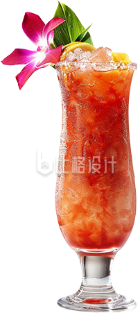 红色冰镇冷饮夏季消暑宣传