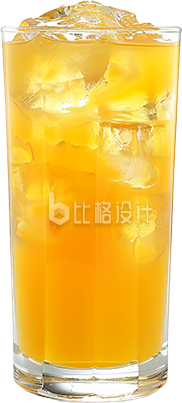 黄色夏季消暑果汁冷饮新品促销