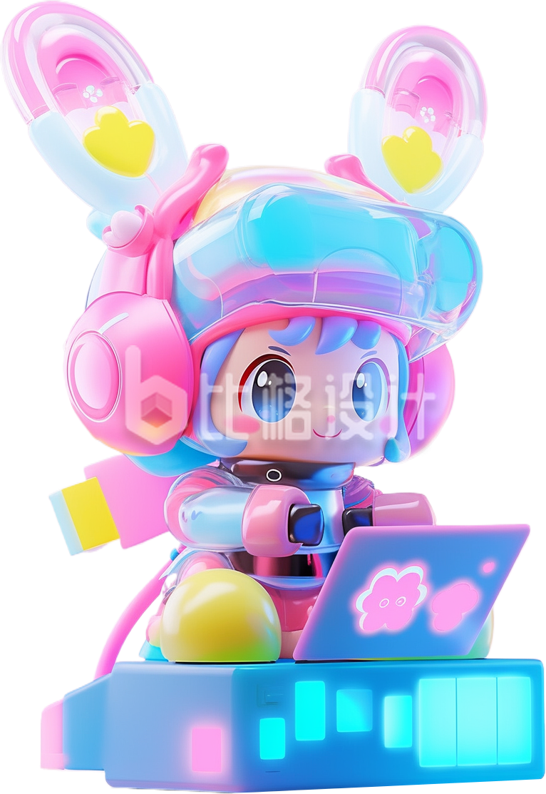 3D立体可爱小女孩