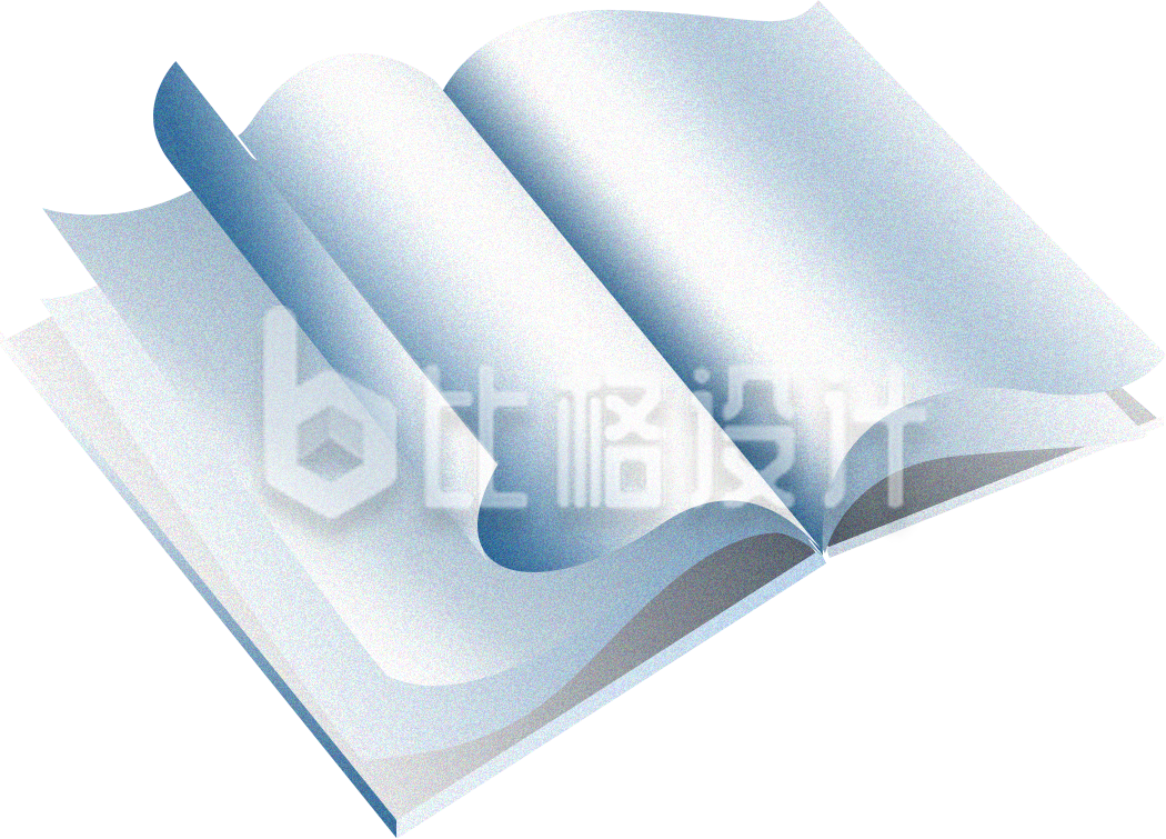灰色手绘风书籍读书日插画