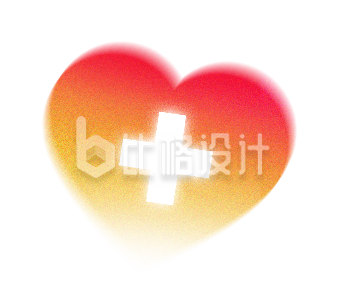 红色红十字爱心