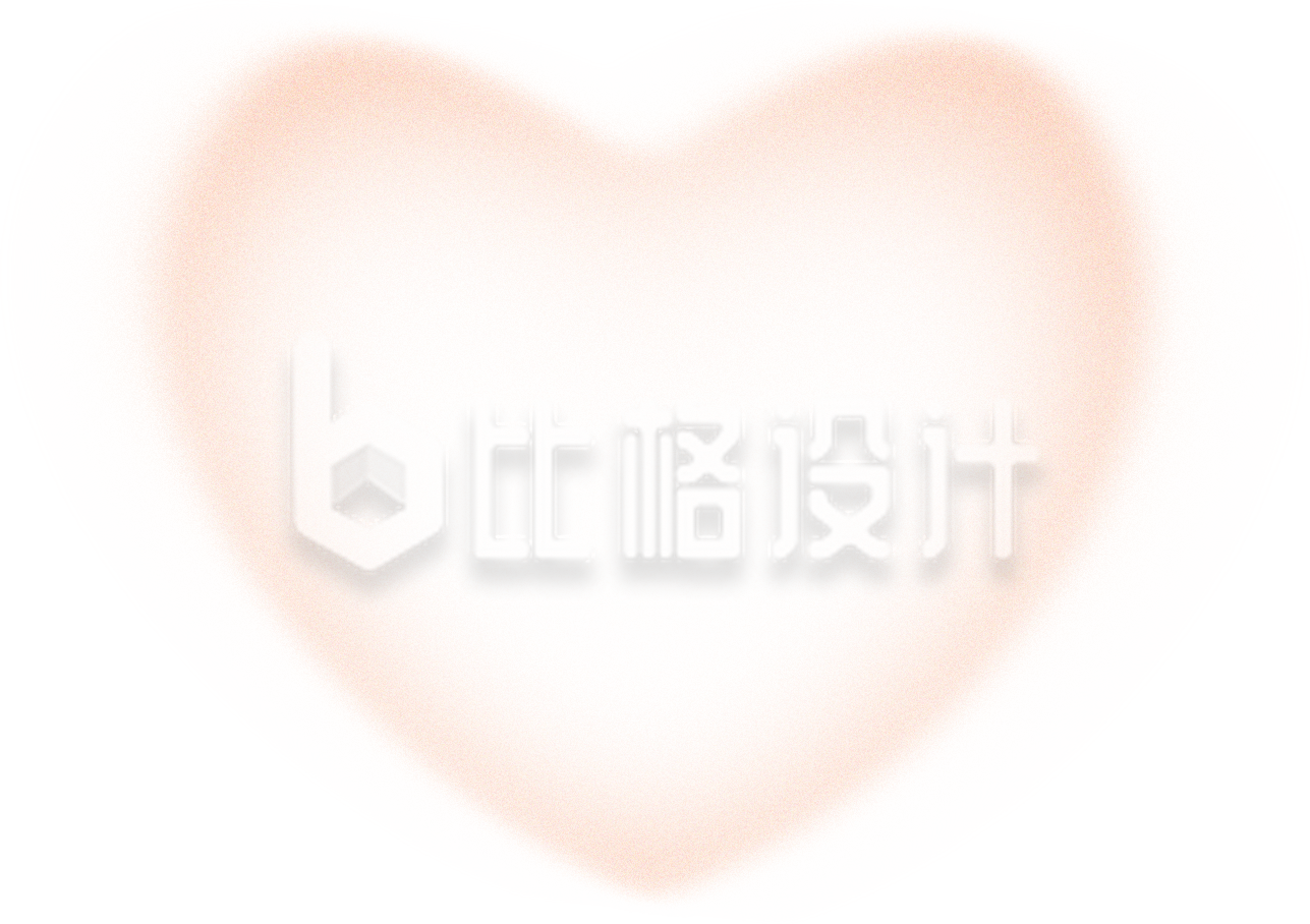 手绘透明爱心