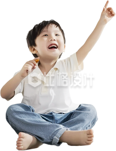小男孩实景可爱儿童免抠