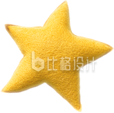 羊毛毡五角星