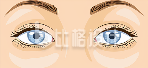 黄色手绘风眼睛眼科医疗插画 黄色手绘风眼睛眼科医疗插画