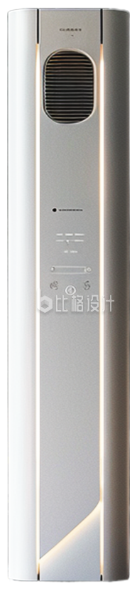银灰色高颜值立式空调