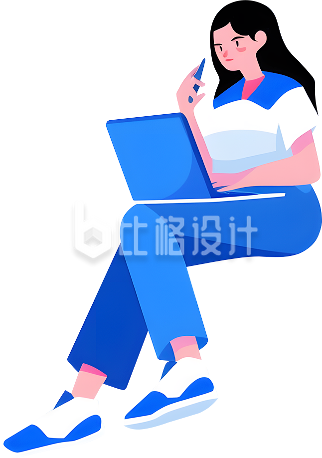 拿着笔记本电脑办公的小女孩 拿着笔记本电脑办公的小女孩