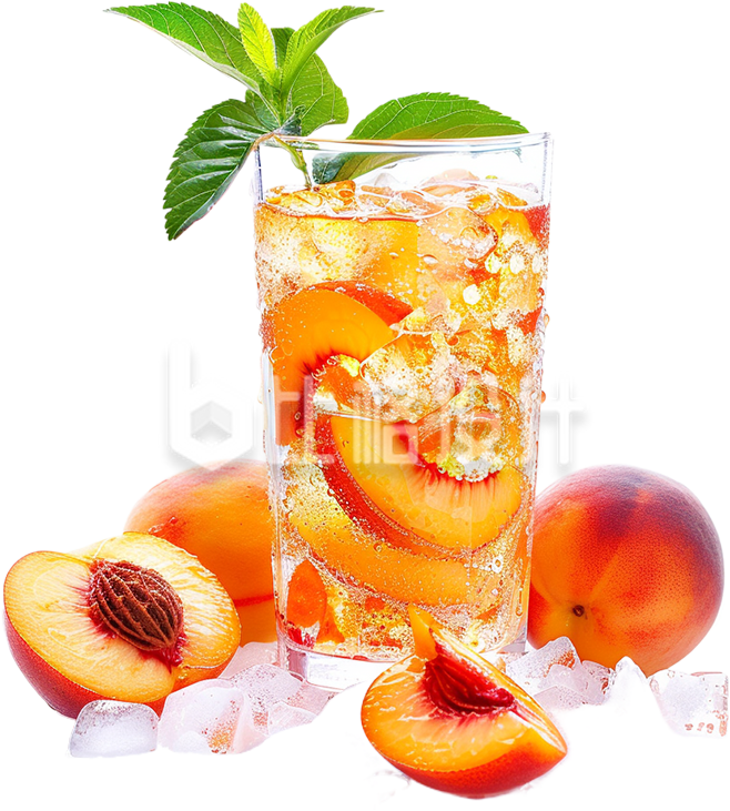 桃子汽水饮料